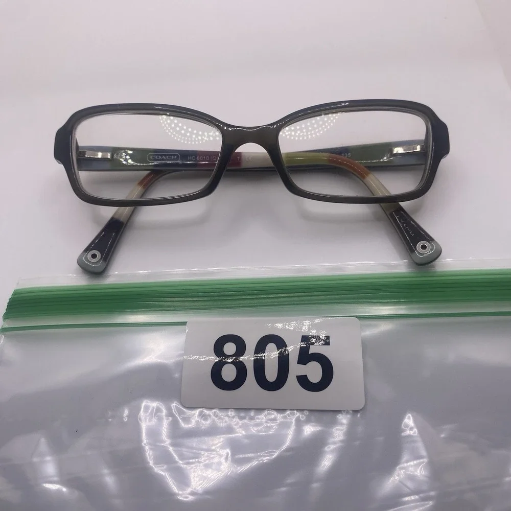 Coach Eyeglasses FRAME ONLY HC6010 Quinn 50-16-135 Dark Olive 805